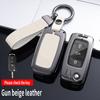 Professional Food Grade Car Key Protective Cover Crazy Horse Leather Case 3 Button Flip Key Car Key Shell for Honda