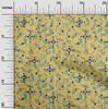 Cotton Flex Gamboge Fabric Geometric Texture Sewing Fabric By The Yard Printed Diy Clothing Sewing Supplies 40 Inch