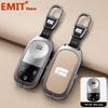 Fit For Baic Jishi Polestone 01 Polestones Zinc Alloy Genuine Leather Auto Key Fob Remote Smart Case Cover Housing Key Ring Ring Mount Auto