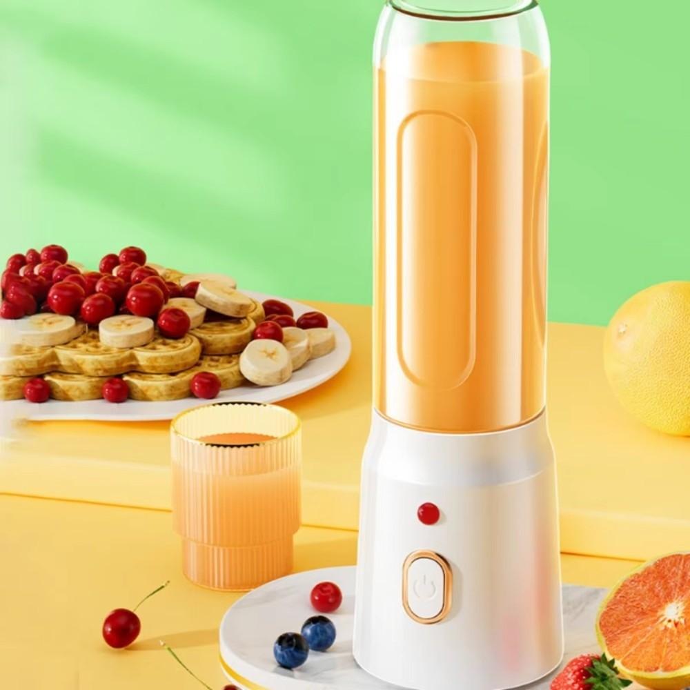 Electric Smoothie Blender USB Rechargeable Juicer Machine Portable Juicer Cup  Crushed Ice