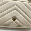 [Pre-Owned] GG Marmont Gold Logo Distressed Quilted Leather Mini Crossbody Bag - Fair #1C6UBM6