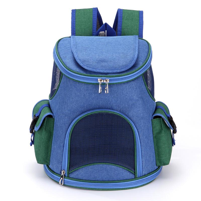 Portable Outdoor Pet Backpack: Large Capacity, Breathable Dog & Cat Bag
