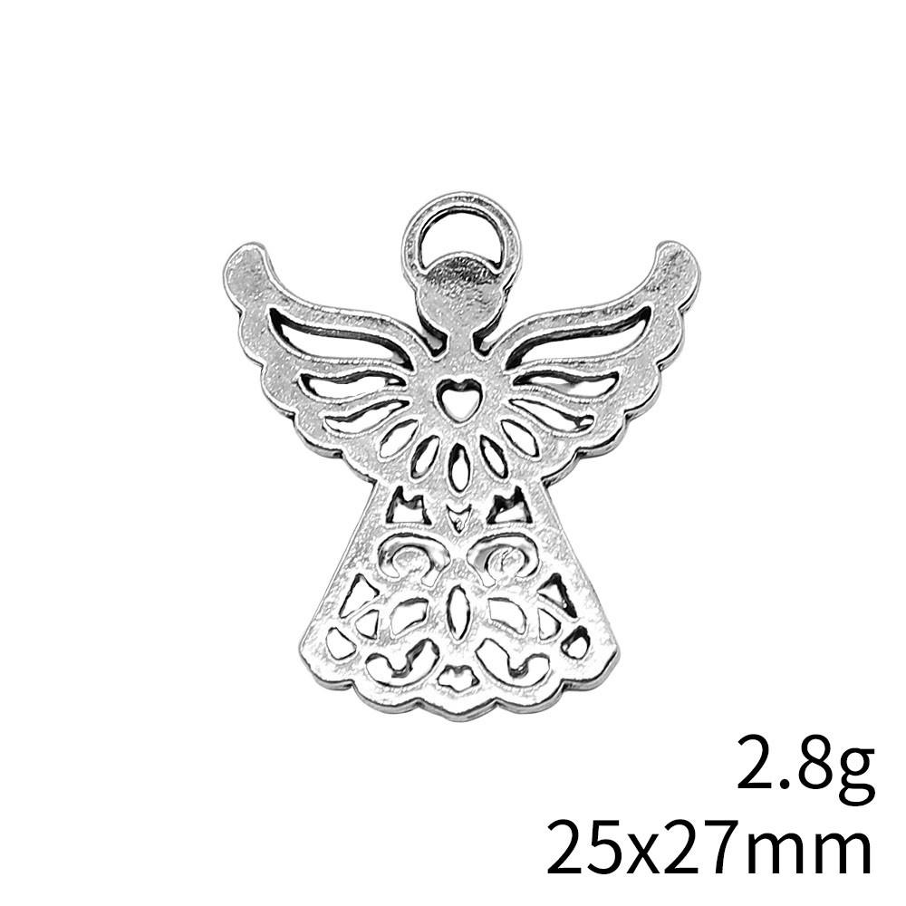 

Большие подвески на годовщину свадьбы, большие подвески-ангелы, товары на распродаже, мужская подвеска A17-3pcs-25x27mm