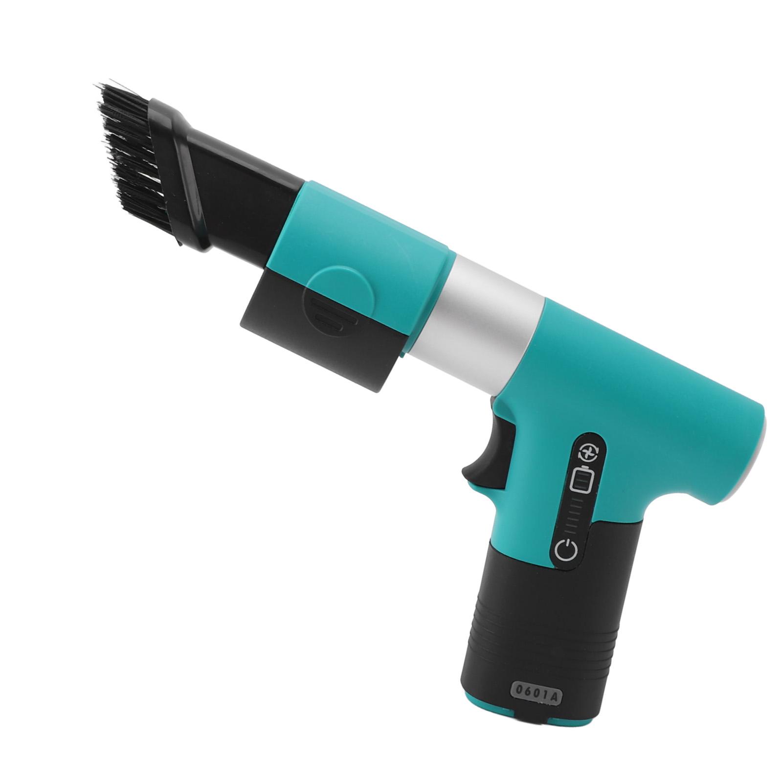 

Electric Duster Blowing Suctioning Dual Purpose 120000 RPM 3000mAh 3 Gr with 2 Nozzles Cordless Duster for Computer Car