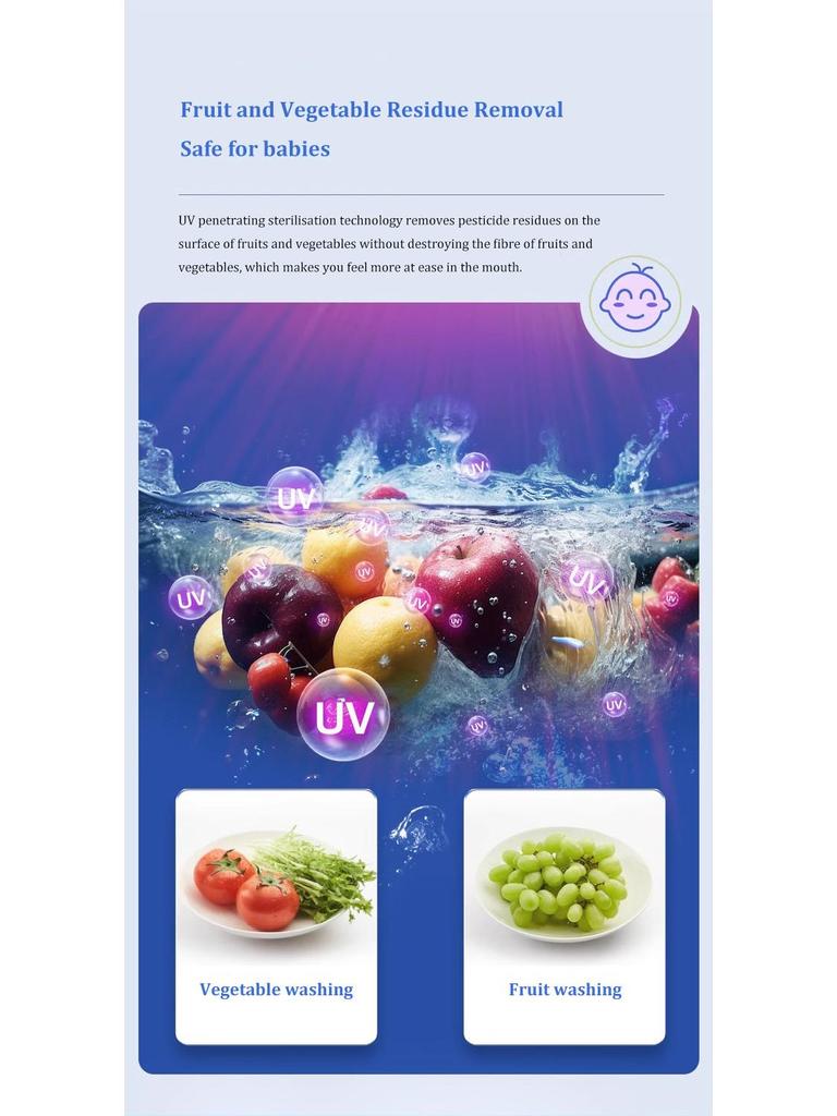 Exklusiver Tischgeschirrspüler mit kostenloser Installation - 110V/220V, mit Wassertank - UK/US/EU-Stecker