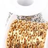1Meters Stainless Steel Chain Pig Nose Chains Coffee Bean Chains For Jewelry Making DIY Bracelet Necklace Chain Supplies