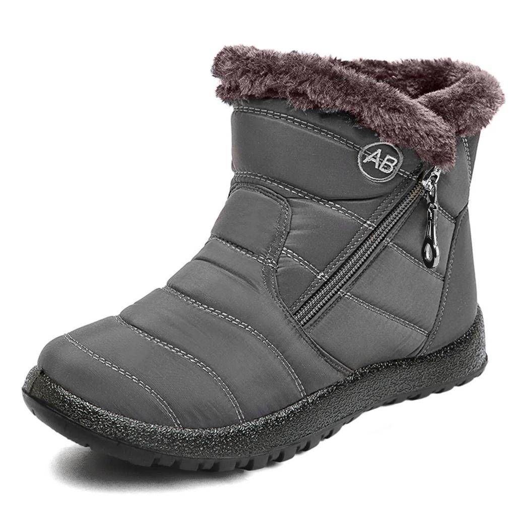 Snow Women Boots Comfortable Women'S Boots Waterproof Women Shoes Zipper Shoes Woman Soft Fur Women'S Winter Boots Botas Mujer