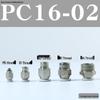 Pneumatic Push-to-Connect Air Hose Fitting - Quick Connectors PC6, PC8, PC12 (M5 Thread)