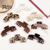 Widened Hair Claw for Women, Multi-Tooth Clamp Strong Spring Shark Hair Claw, Imitation Acetate PVC Transparent Hollow Clip for Baseball Caps
