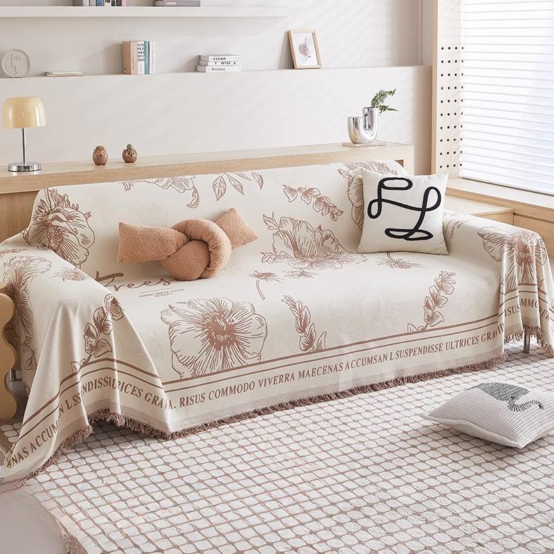 Chenille Sofa Cover Towel Four Seasons Universal Sofa Cover Cloth Anti-Scratching Sofa Towel Sofa Blanket