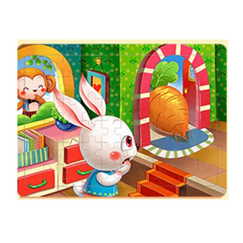 60 Stück Früherziehung Tierpuzzles Lern-Spielset Spielzeug-Set Pädagogisches Set Puzzle Kinder Pädagogisches Spielzeug Zuhause