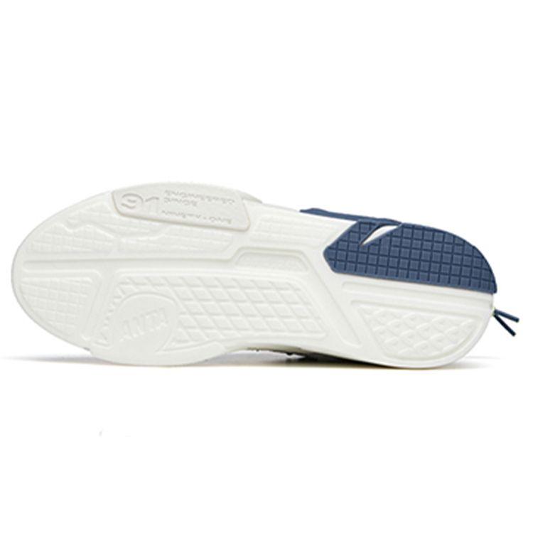 Anta Life Series AT91 Wear-Resistant Non-Slip Low-Top Sneakers Men Sneakers Chip-Gray 112218072-6