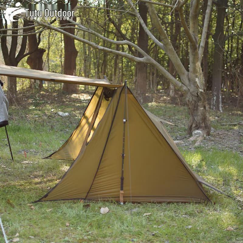 YUNMING Outdoor Camping Tent & Tarp Combo