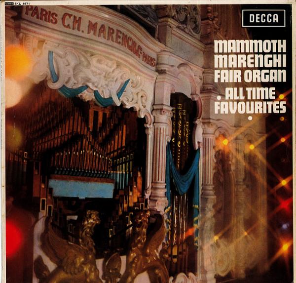 

LP Record MAMMOTH MARENGHI FAIR ORGAN All Time Favourites SKL4671 Decca 1965 UK World Music Used