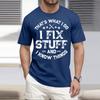 Men'S Fashionable T-Shirt, Street Casual Short Sleeved Clothing