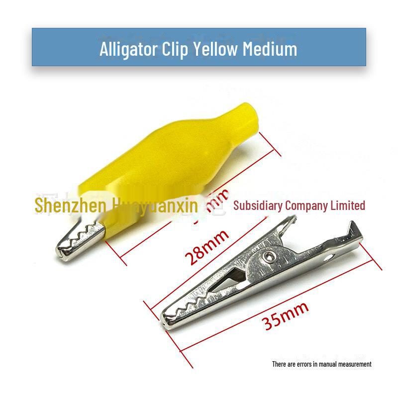 Cleme electrice tip crocodil: Cleme de testare cu teacă pentru baterii, cabluri și alimentare - mici, medii, mari