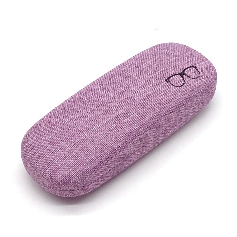 Fashion Glasses Case For Men Women Linen Cloth Eyeglass Cases Cover Hard Glasses Box Holder Eyewear Storage