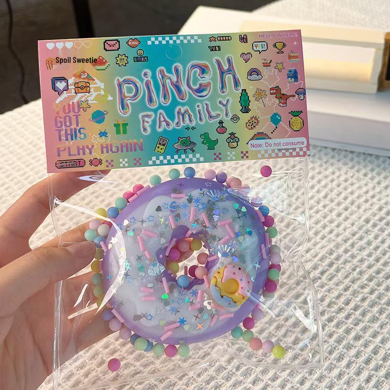 Super Soft Plush Cat Claw Donut Toy with Music - Perfect for Stress Relief and Fun!