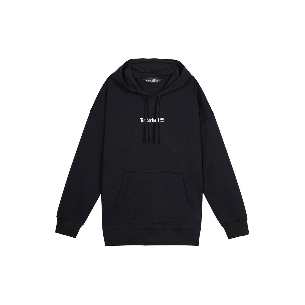 Timberland Ağaç Logolu Baskılı Kapüşonlu Sweatshirt Erkek kapüşonlu Siyah A5PVA-001