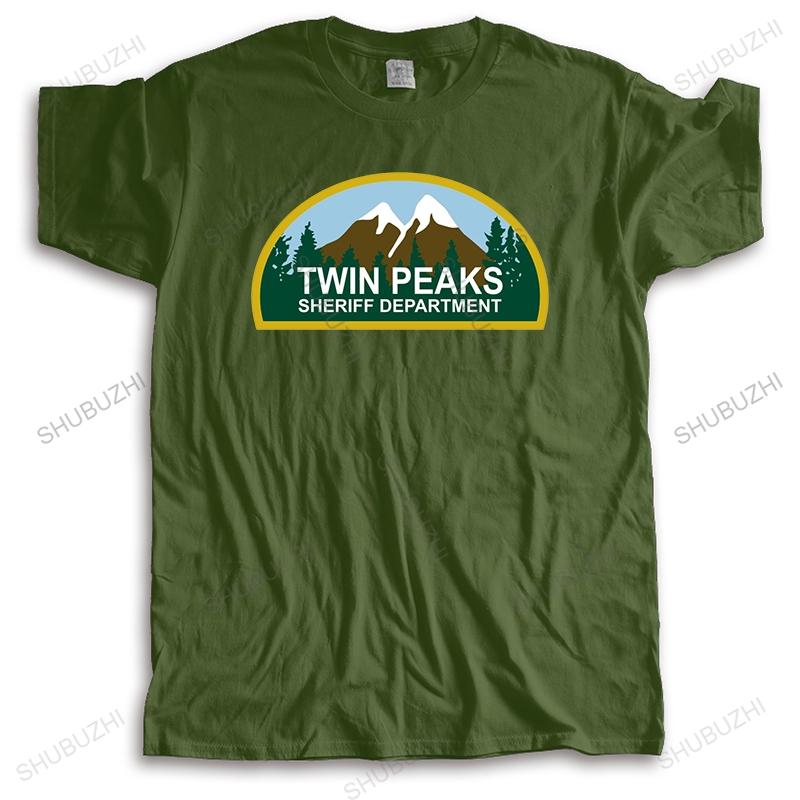 Новое поступление, футболка унисекс, летние хлопковые футболки с короткими рукавами, одежда унисекс, футболка унисекс с рисунком «Твин Пикс», большой размер L