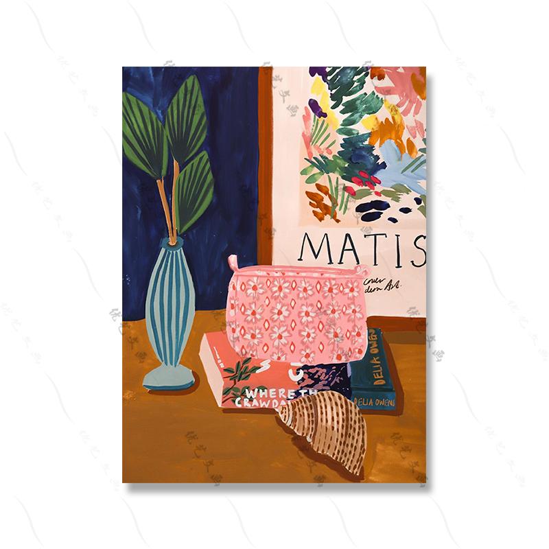 

Abstarct красочный цветок винтажный постер скандинавские растения холст постеры и принты ботанические настенные художественные картины для декора гостиной 21x30cm No Framed