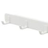 Storage Wall Hook Plastic Adhesive Sliding Multifunctional Wall Hanger for Bedroom Kitchen Bathroom