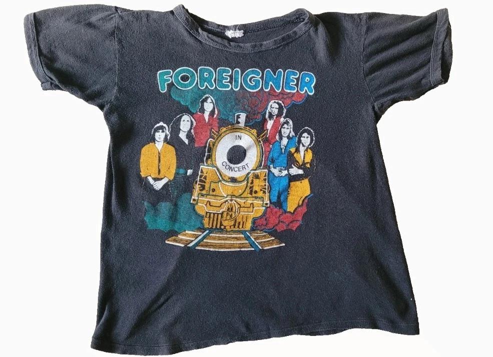 Vintage Rare 70 s Original Foreigner In Concert t-shirt Band Tour S