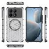 For Xiaomi Redmi K70E 5G/Poco X6 Pro 5G Magnetic Phone Case Honeycomb TPU+PC Back Cover