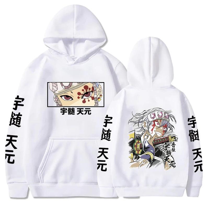 Japanese Anime Tengen Uzui Hoodie Fashion Design Men's Women's Sweatshirt Fleece Oversized Couples Casual Streetwear Hoodies