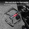 Double DU Bicycle Pedals Lightweight Bearing Anti-slip Large Platform Road Bike MTB Bike Pedal