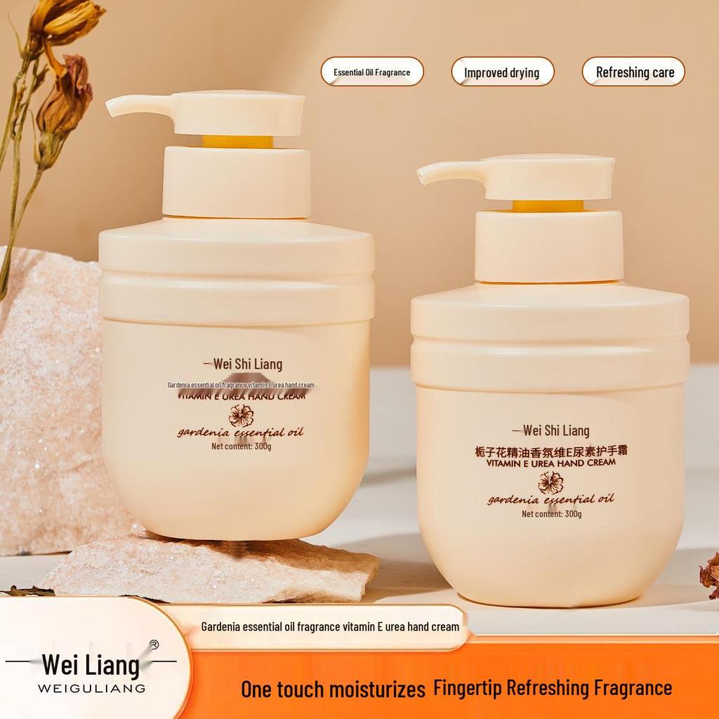 Gardenia & Green Tea Hydrating Hand Cream with Vitamin E & Urea, Anti-Cracking Formula, Mini Size for Autumn/Winter.