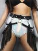 Fashion Women Body Harness Sexy Leather Lingerie with Chain Bra Bondage Suspender Harness Fetish Goth Exotic Clothing Accessorie