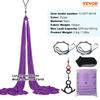 Aerial Silk & Yoga Swing, 8.7 Yards, Aerial Yoga Hammock Kit with 100gsm Nylon Fabric, Full Rigging Hardware & Easy Set-up Guide, Antigravity Flying