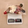 New Christmas Three-dimensional Checkered Cloth Button Ball Pendant Holiday Decoration