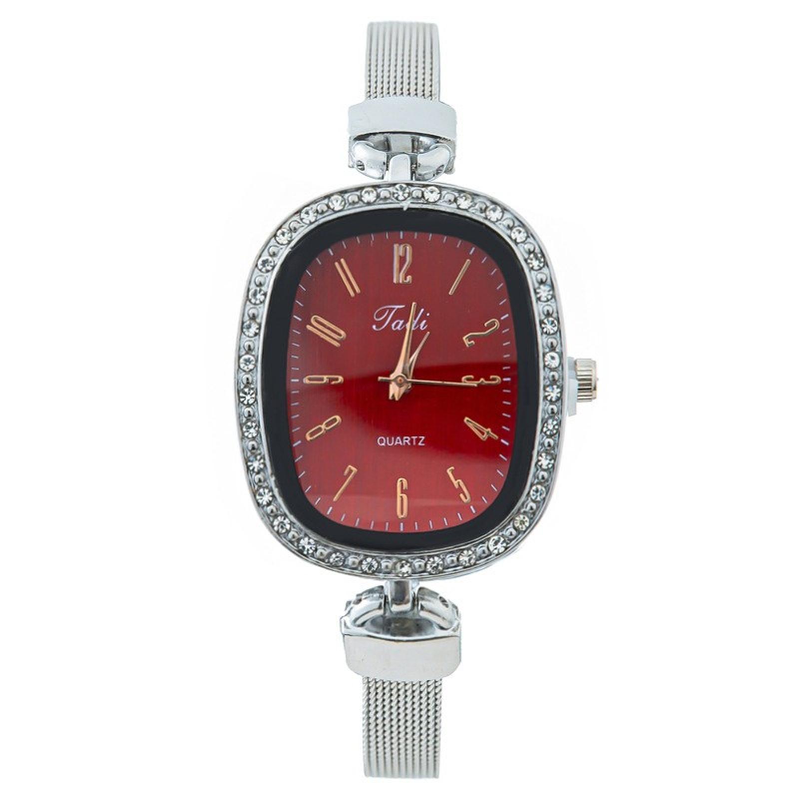 

Women Fashion Leather Watch One Size красный