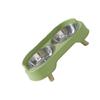 Stainless Steel Cats Bowl With Base Food Water Feeding Practical Pet Bowl Set  Drinking Water Neck Cats Double Bowl