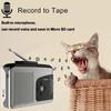 EZ234 Tape Cassette Walkman Player To MP3 Converter with Speaker AM/FM Radio Cassette Recorder To TF Card Audio Capture Card