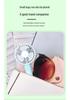 Portable Silent Desktop Fan: Handheld, Rechargeable, 3-Speed, Customizable, Powerful Wind for Dormitories