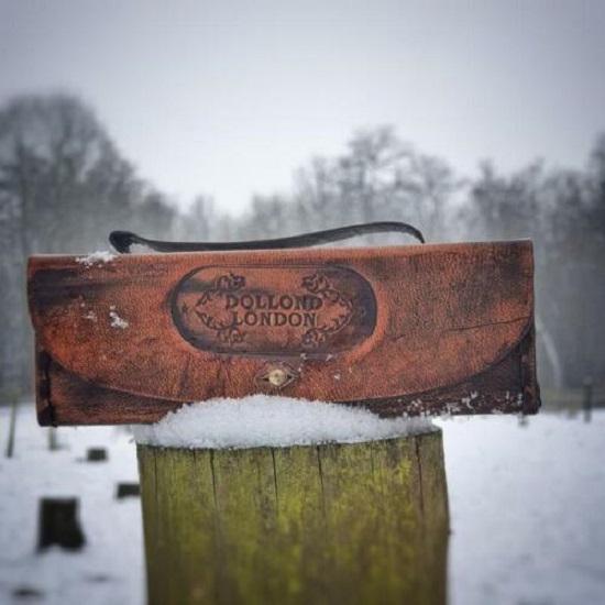 Mosiężny teleskop z etui skórzanym w stylu Marine Spyglass Maritime