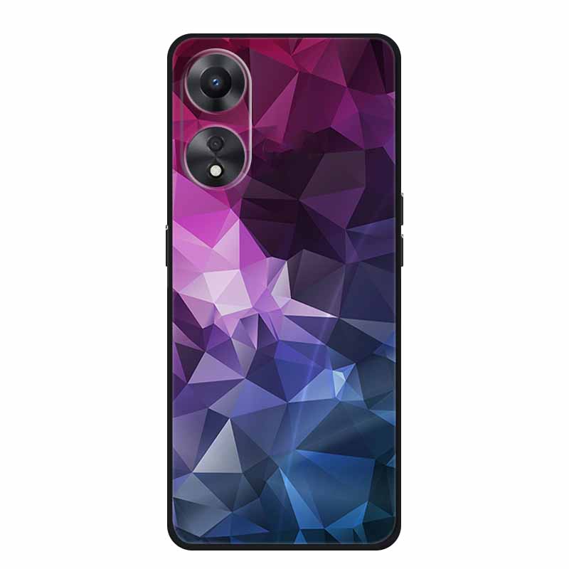 For OPPO A78 5G Case Fashion Silicone Soft TPU Back Cover For Oppo A58 A58X 5G OPPOA78 5G Phone Cases Shockproof CPH2483 Fundas