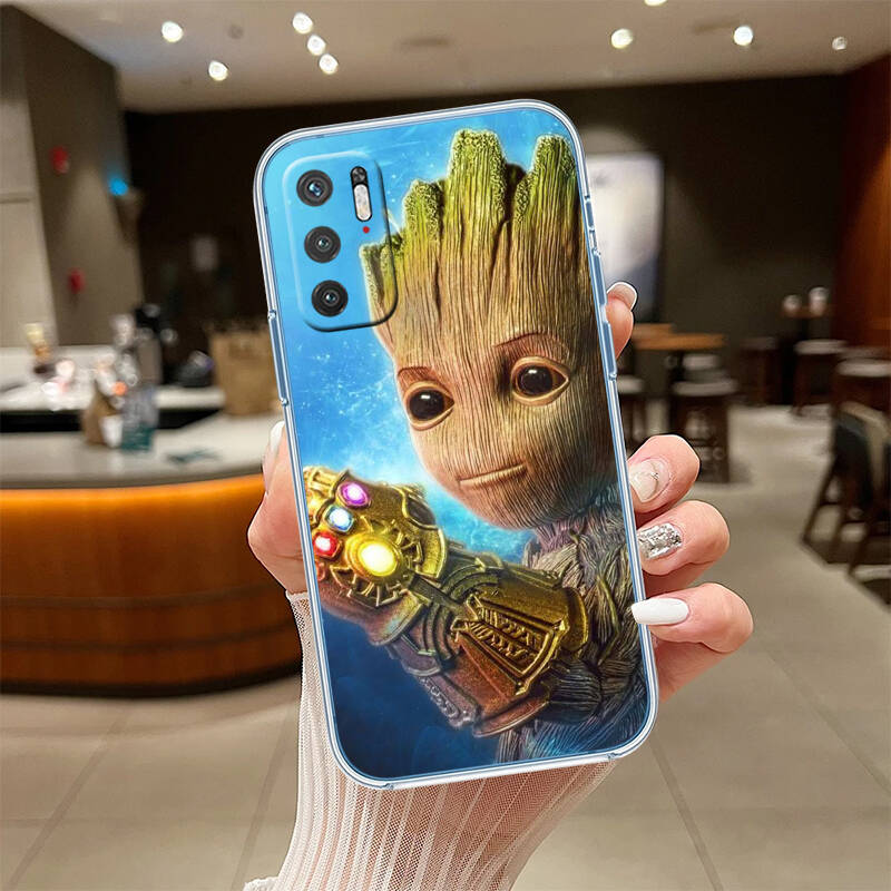 Marvel Groot Phone Case for Motorola G14 G15 G24 G30 G31 G32 G34 G41 G42 G51 G52 G50 G60S G60 G62 G72 G71 G73 G84 G85 G200 E32