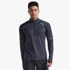 Tutaimjeuyu Men'S Aero 1/2 Long Sleeve Tee Black_Mr7244Ablk-Srf