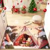 Cross-border Cartoon Christmas Decorative Carpets Christmas Holiday Printed Door Mats Water-absorbing Non-slip Door Mats