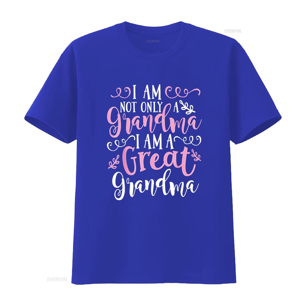 Cute Great Grandma T Shirt Funny  Vintage Washed Graphic Breathable Versatile Slightly Designer Clothes Comfortable Casual