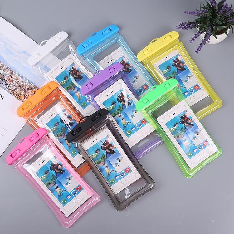 Luminous Waterproof Phone Pouch: Touchscreen, Dive-Friendly for Beach, Swimming, Rafting, and Riding