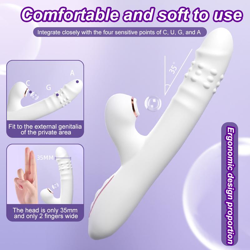 Vibrators Thrusting Dildo for Women 10 Vibration Thrust Rotating Mode Clit G Spot Stimulator Sex Toys for Couple Pleasure