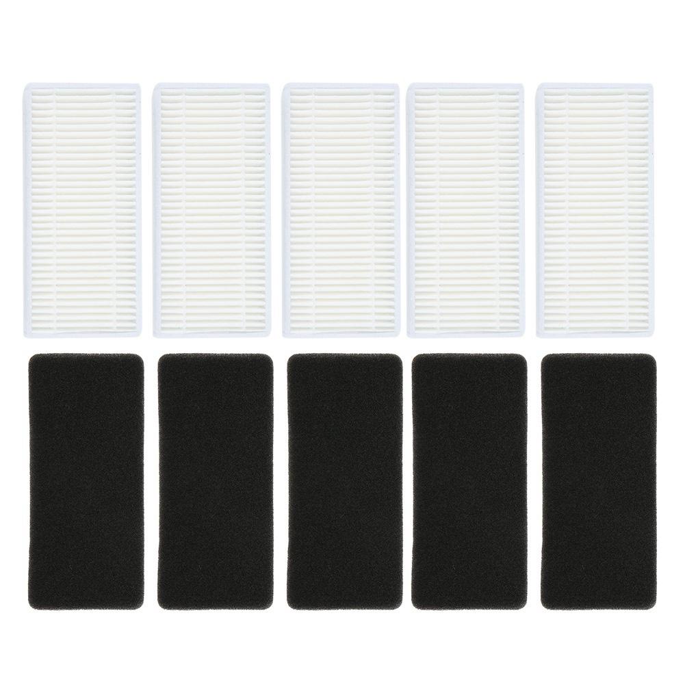 5pcs Filter Replacement Parts Fit for Deebot N79 N79S Robotic Vacuum Cleaner Accessories