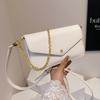 Textured envelope small bag women's 2026 new popular niche simple messenger bag fashionable small square bag