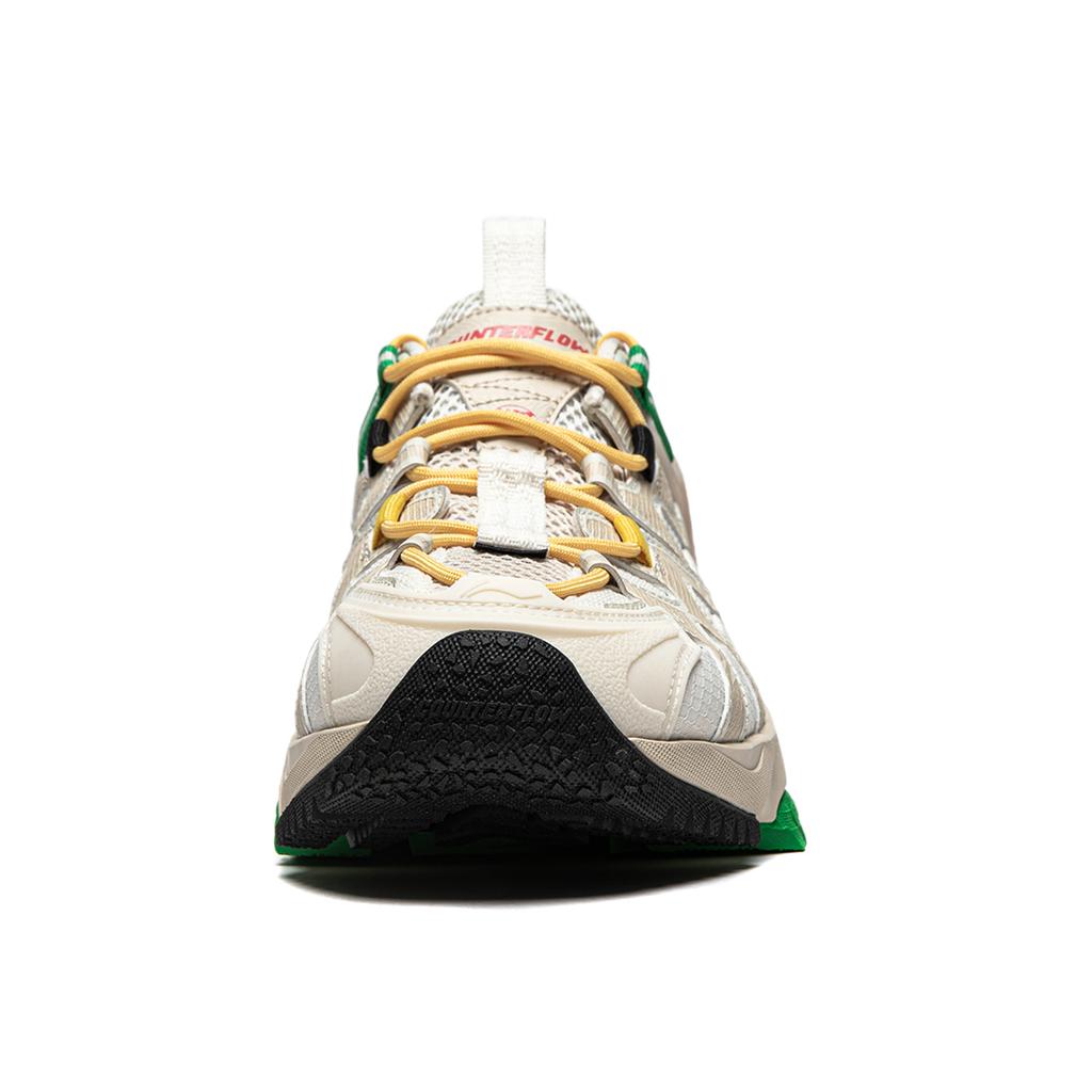 New LiNing CF Tracing Collection, Xingye Cushioning, Wear Resistant Low Top Casual Shoes Men's White Gray Black AGLU073-4