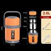 Cutie de prânz electrică încălzită USB Oțel inoxidabil Încălzitor de mâncare Cutii termice Bento pentru birou Școală Container cutie de prânz Constant 65℃